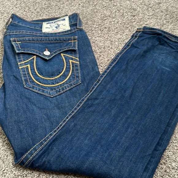 True religion blue men jeans size 36 - Picture 2 of 10
